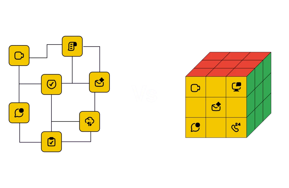 Scattered tools joined into one system